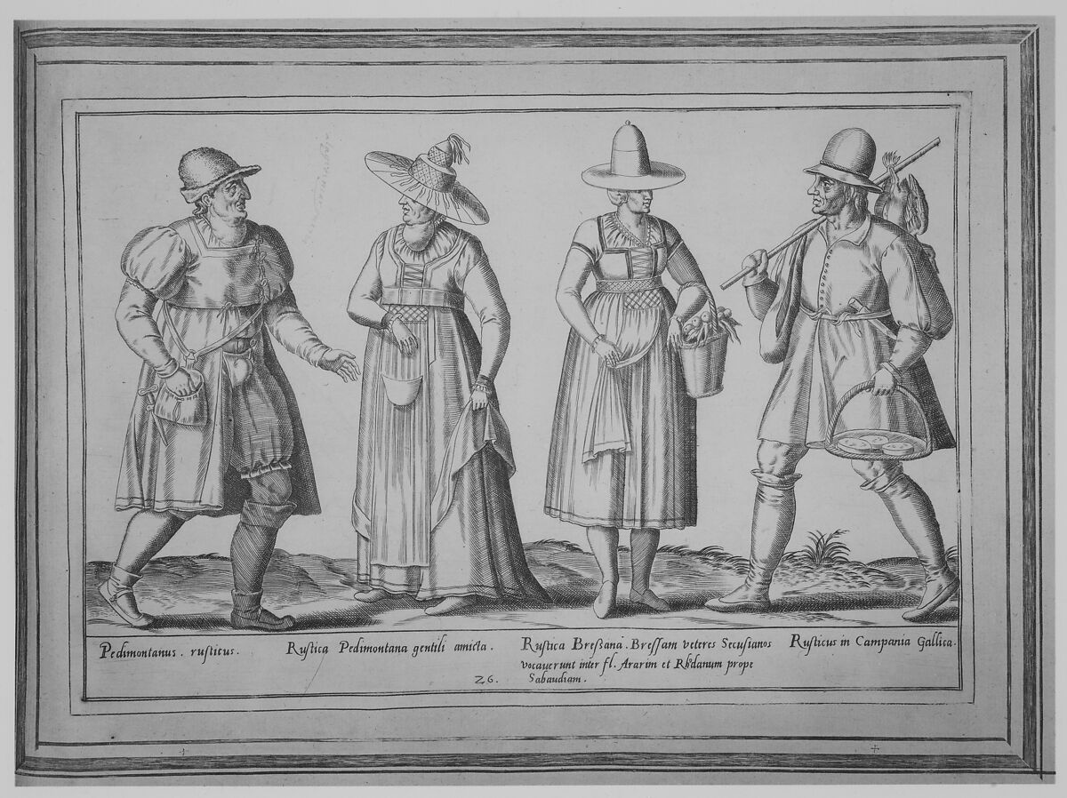 Habitus variarum orbis gentium / Omnium pene Europae, Asiae, Aphricae atque Americae Gentium Habitus, Abraham de Bruyn (Flemish, Antwerp 1540–1587 Cologne (?)), Engravings; Old full calf gold-tooled binding