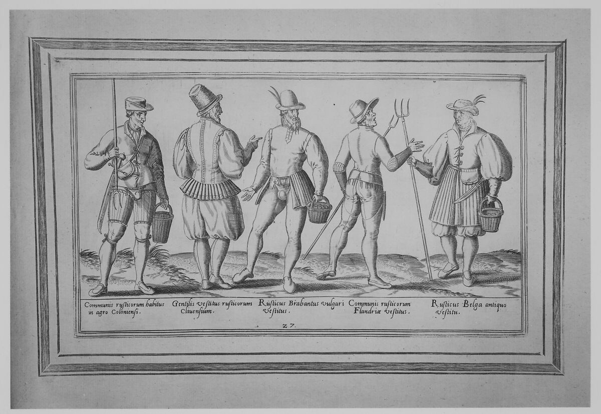 Habitus variarum orbis gentium / Omnium pene Europae, Asiae, Aphricae atque Americae Gentium Habitus, Abraham de Bruyn (Flemish, Antwerp 1540–1587 Cologne (?)), Engravings; Old full calf gold-tooled binding