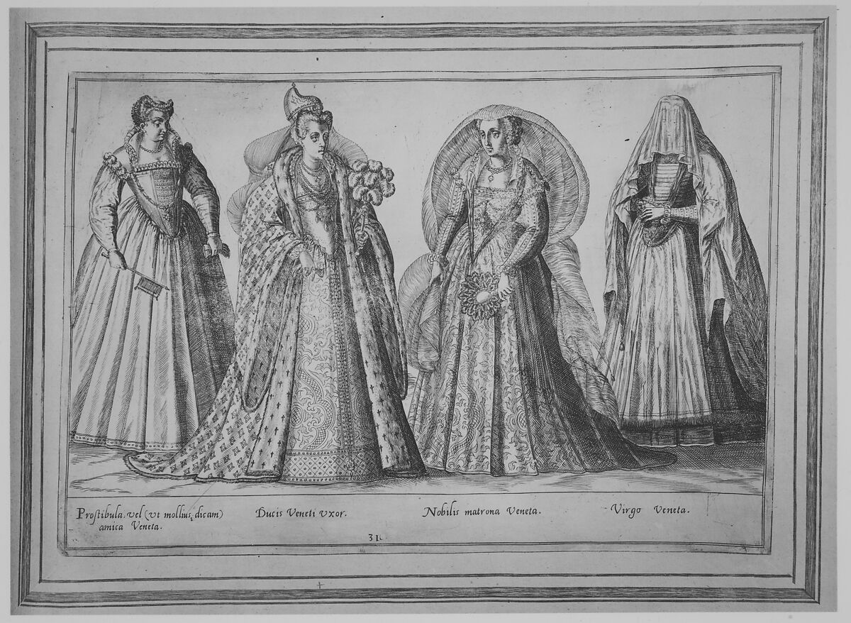 Habitus variarum orbis gentium / Omnium pene Europae, Asiae, Aphricae atque Americae Gentium Habitus, Abraham de Bruyn (Flemish, Antwerp 1540–1587 Cologne (?)), Engravings; Old full calf gold-tooled binding