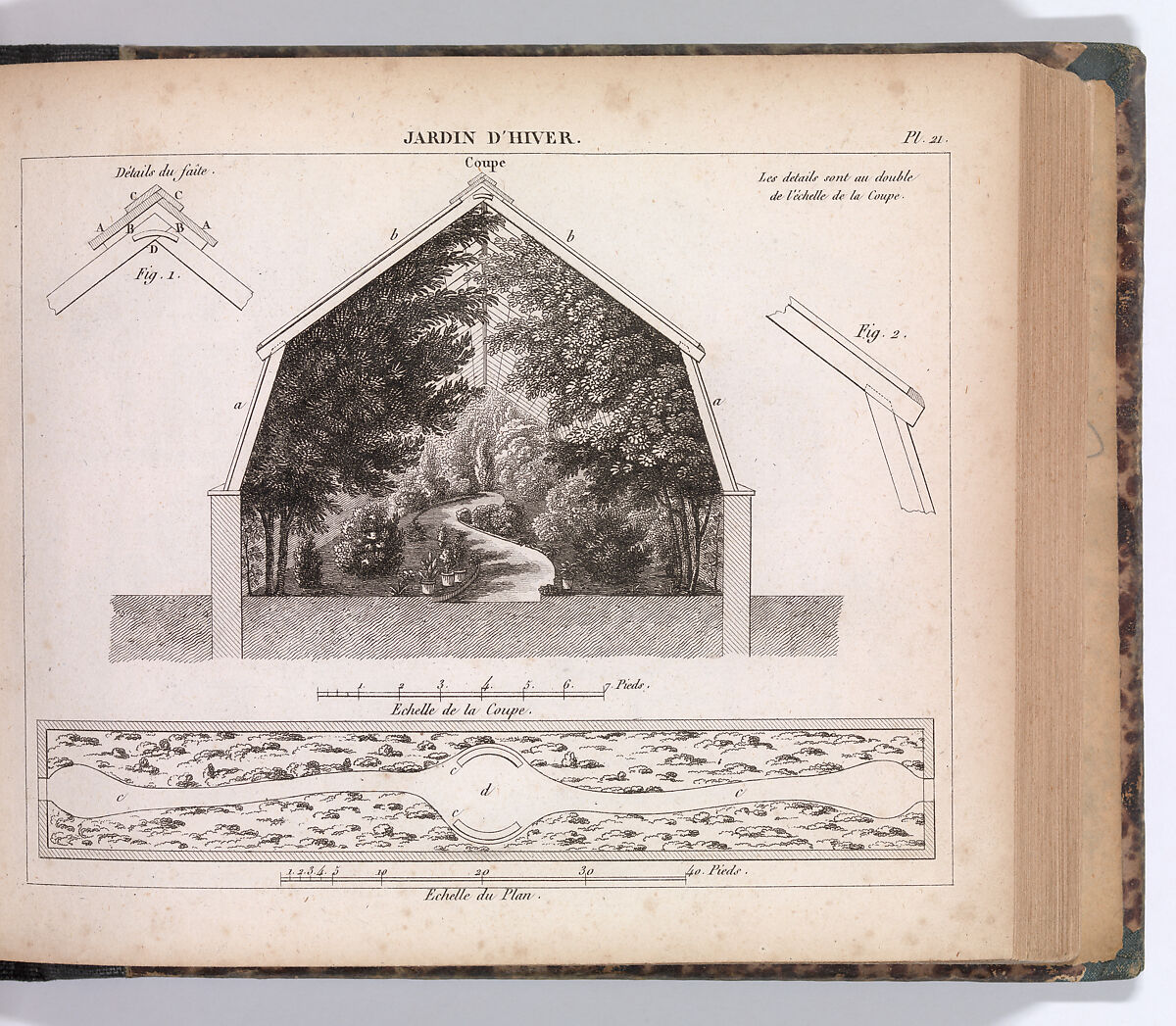 Traité de la composition de l'ornement des jardins, avec 96 planches representant des plans de jardins, Written by Pierre Boitard (French, 1789?–1859), Engraving 