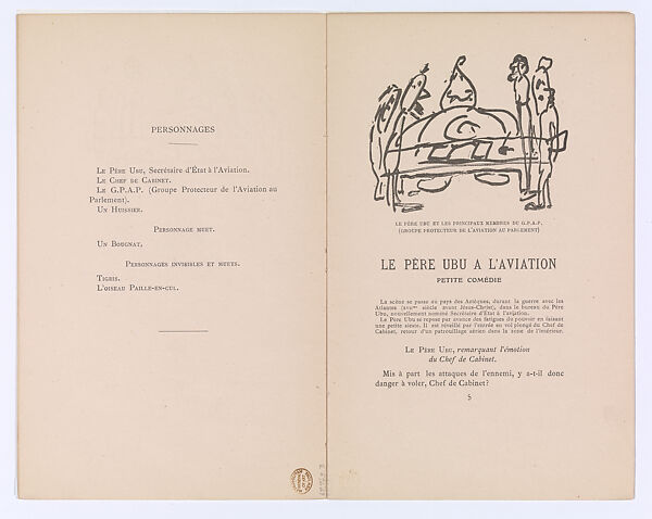 Le Père Ubu à l'Aviation, Ambroise Vollard  French, Lithographic illustrations