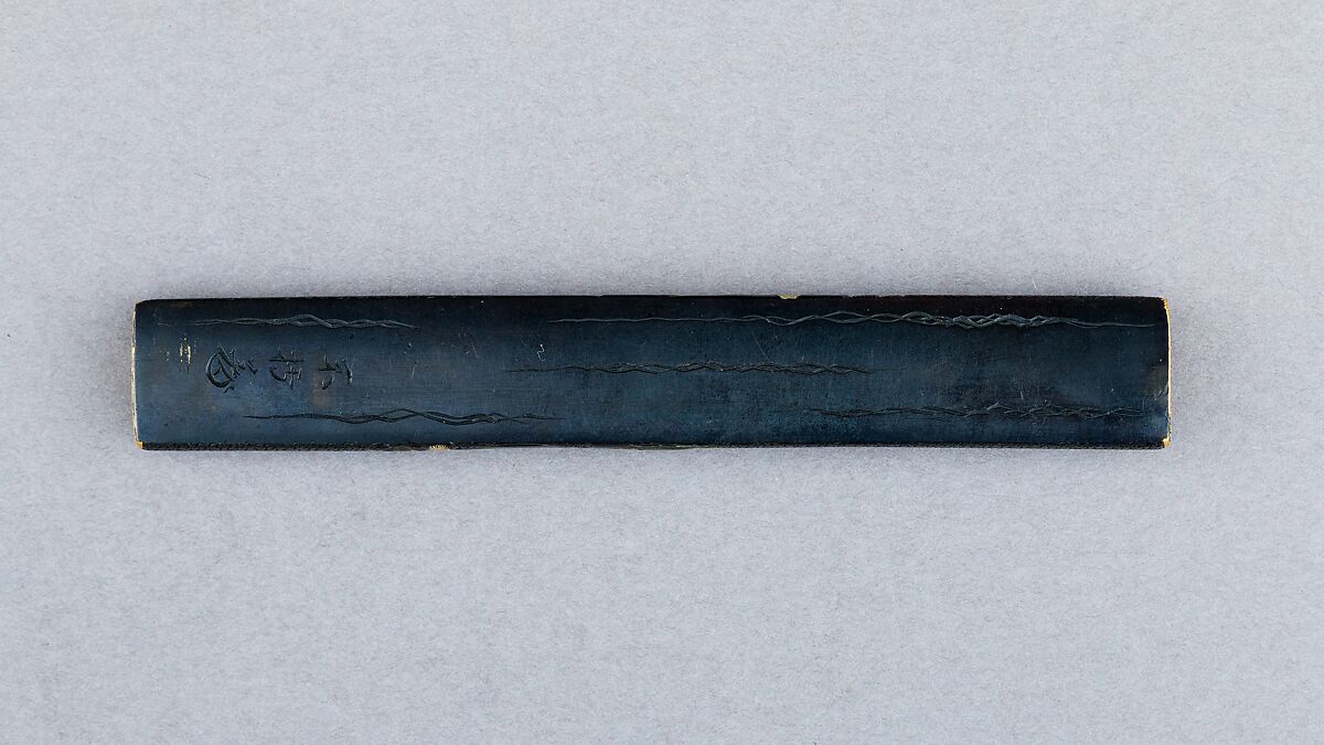 Knife Handle (Kozuka), Copper-silver alloy (shibuichi), copper-gold alloy (shakudō), gold, Japanese