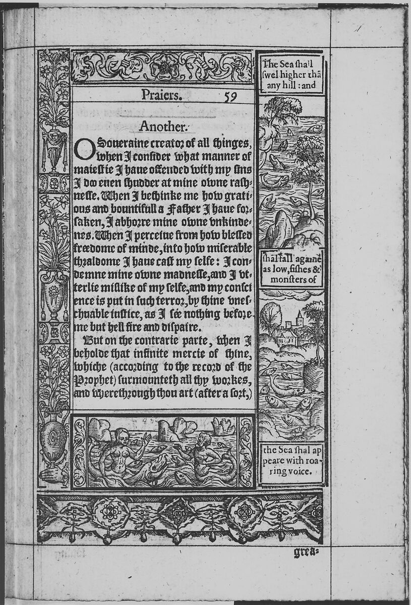 A Booke of Christian Prayers, Richard Day (British, born 1552), Illustrations: woodcut