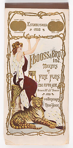 F. Booss & Bro. Inc, Makers of Fine Furs [trade catalogue]