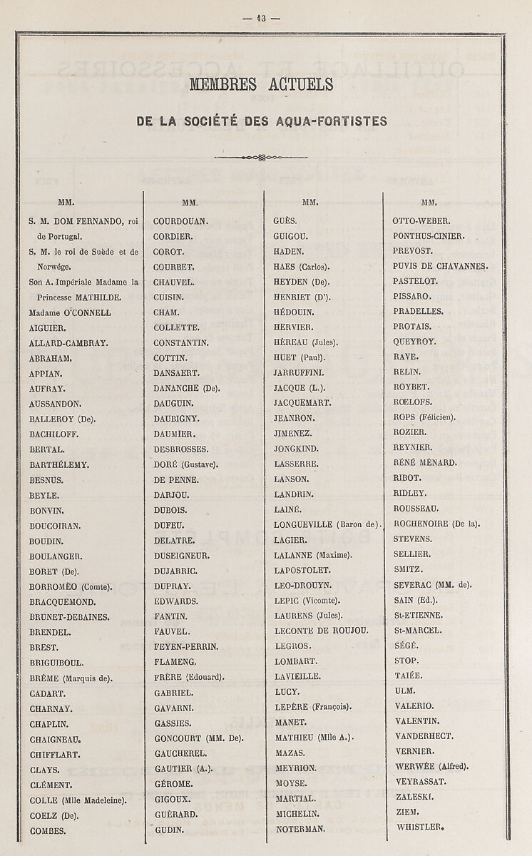 Almanach de la Société des Aqua-fortistes, Amédée de Boret (French, Jussey 1837–1916 Raincourt), Etchings