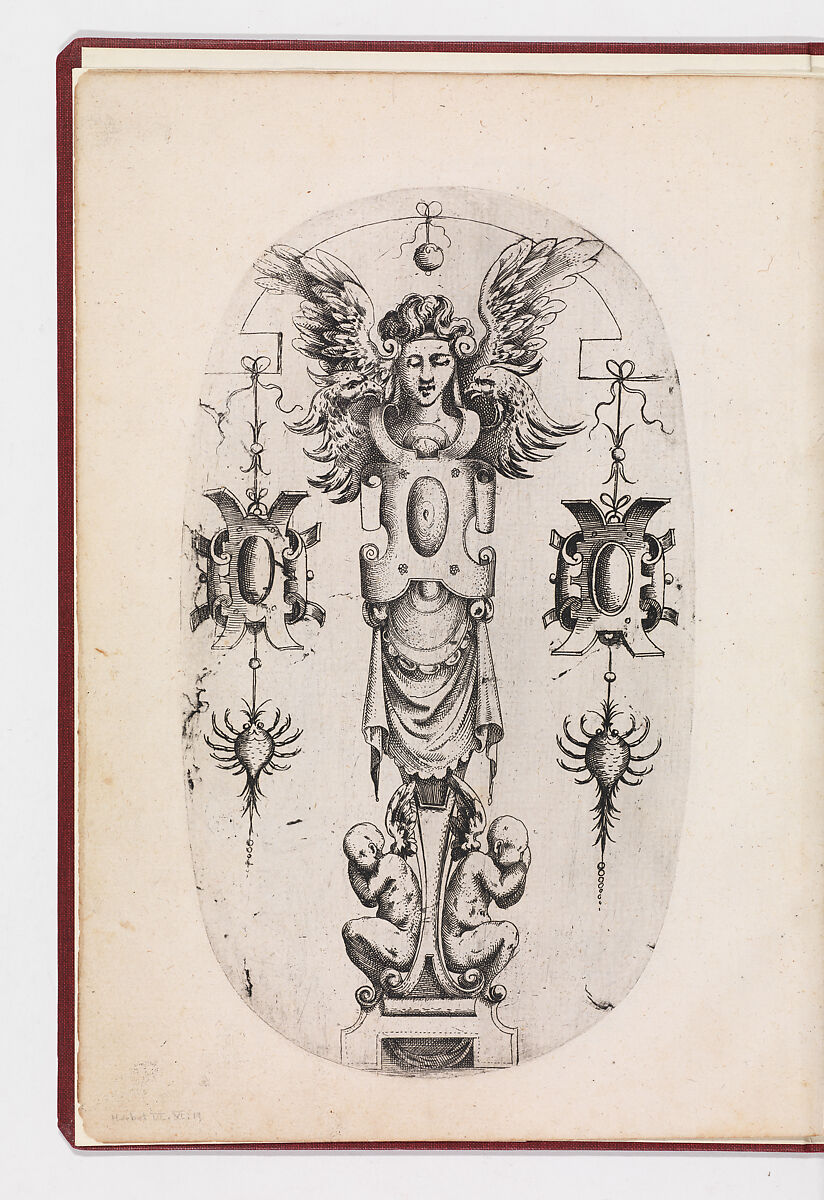 Designs for Terms, Jean Mignon (French, active 1535–ca. 1555), Etching