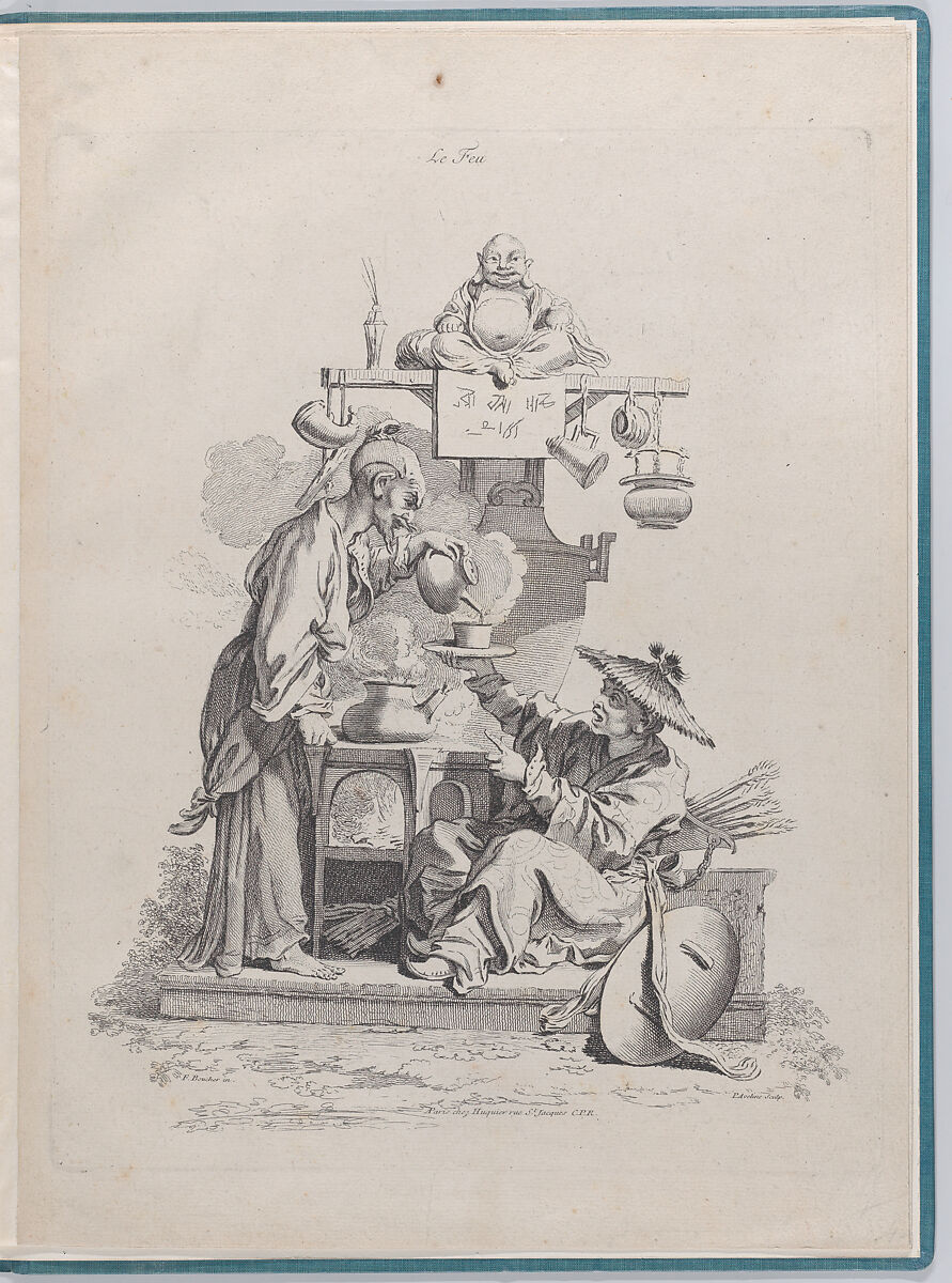 The Four Elements, Pierre Aveline (French, Paris, 1679–1722), Etching and engraving