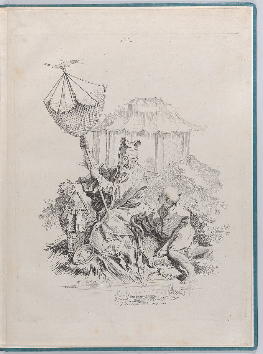 The Four Elements, Pierre Aveline (French, Paris, 1679–1722), Etching and engraving