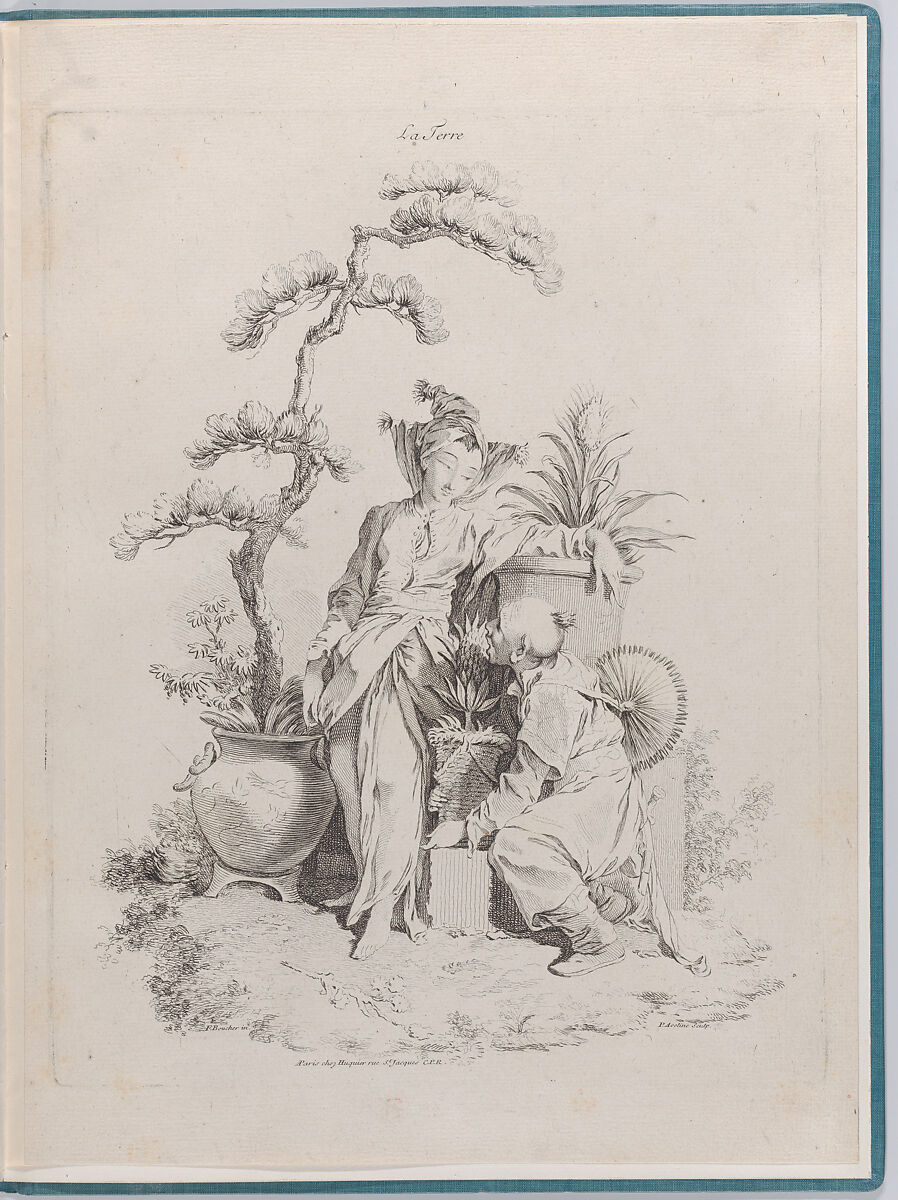 The Four Elements, Pierre Aveline (French, Paris, 1679–1722), Etching and engraving