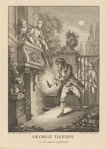 Gravures de Boucher pour les Oeuvres de Molière [Figures de Boucher pour Molière]