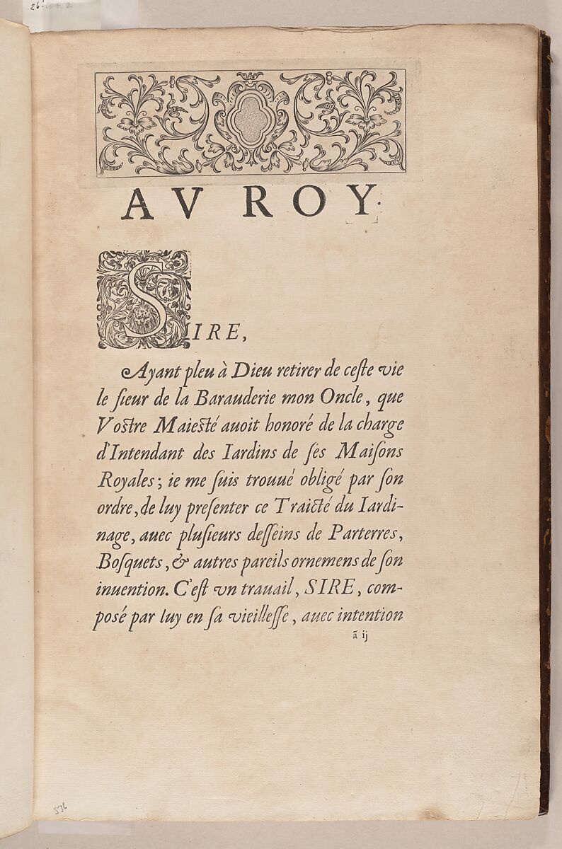 Traité du Jardinage selon les Raisons de la Nature et de l'Art, Possibly by Michel van Lochom (Flemish, Antwerp 1601–1647 Paris), Engraving and woodcut