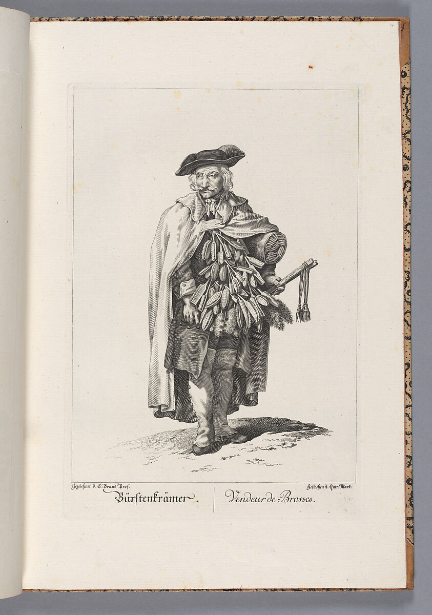 Zeichnungen nach dem gemeinem Volke besonders Der Kaufruf in Wien, Johann Christian Brand (German, 1722–1795), plates: engraving
