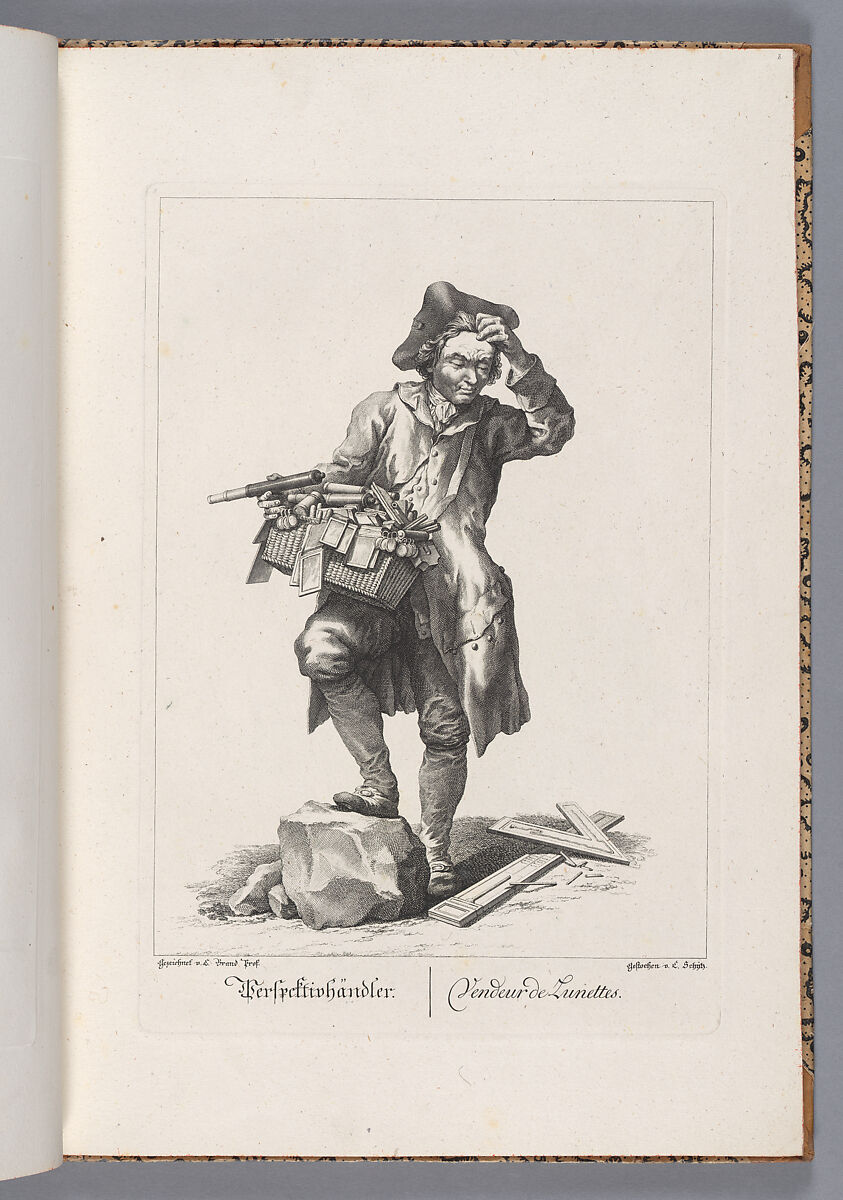 Zeichnungen nach dem gemeinem Volke besonders Der Kaufruf in Wien, Johann Christian Brand (German, 1722–1795), plates: engraving