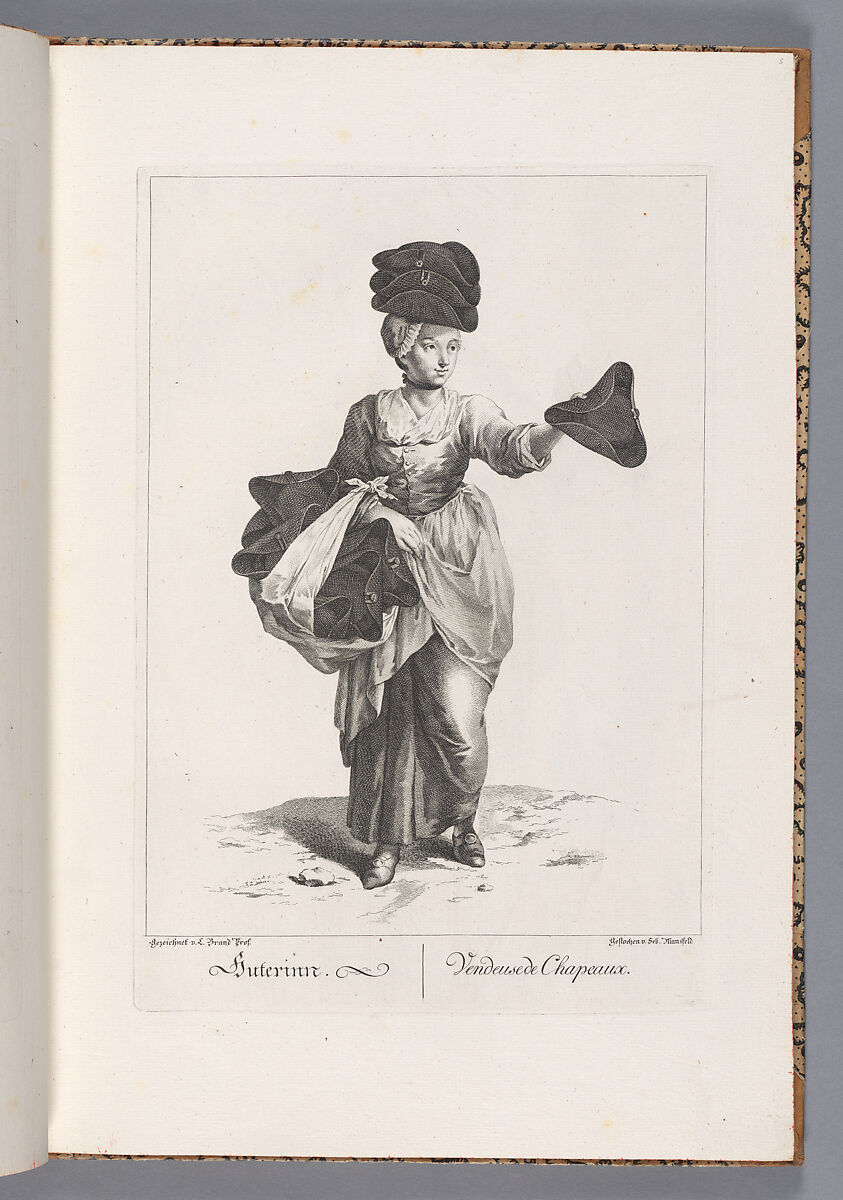 Zeichnungen nach dem gemeinem Volke besonders Der Kaufruf in Wien, Johann Christian Brand  German, plates: engraving