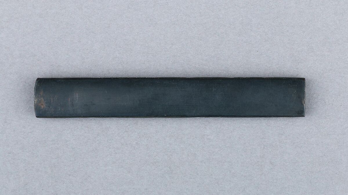 Knife Handle (Kozuka), Copper-gold alloy (shakudō), gold, Japanese