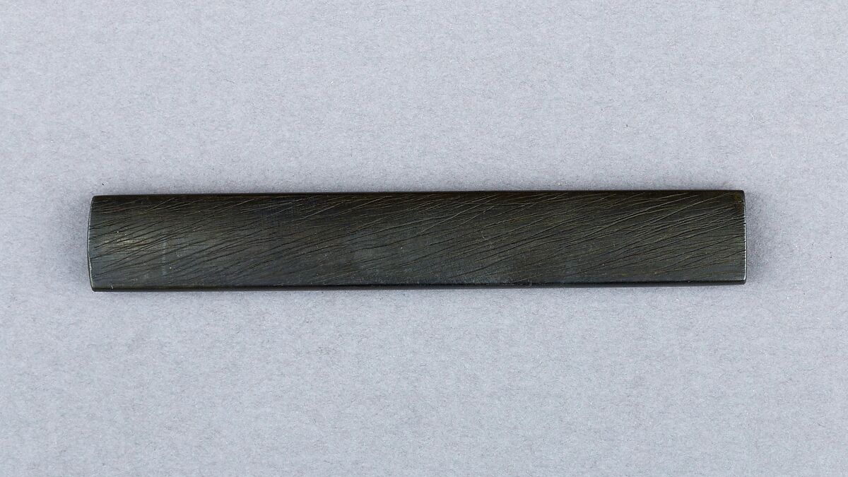 Knife Handle (Kozuka), Copper-gold alloy (shakudō), gold, silver, Japanese
