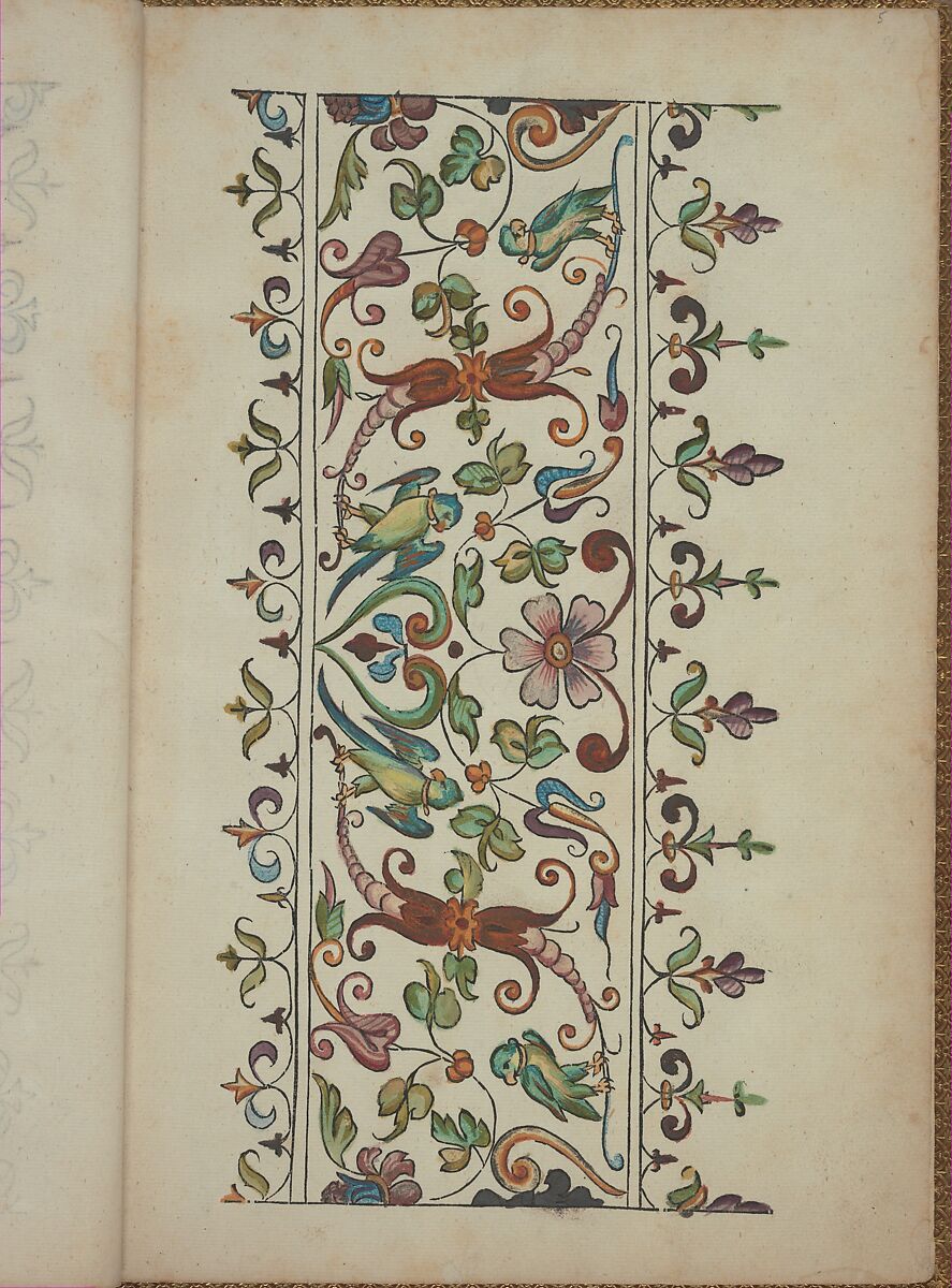 New Modelbüch, Andreas Bretschneider (German, Dresden ca. 1578–ca. 1640 Leipzig), Hand colored etching, woodcut