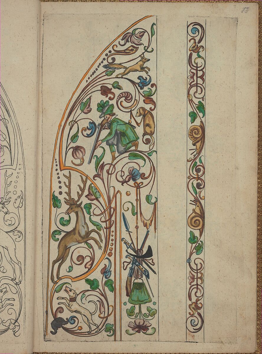 New Modelbüch, Andreas Bretschneider (German, Dresden ca. 1578–ca. 1640 Leipzig), Hand colored etching, woodcut