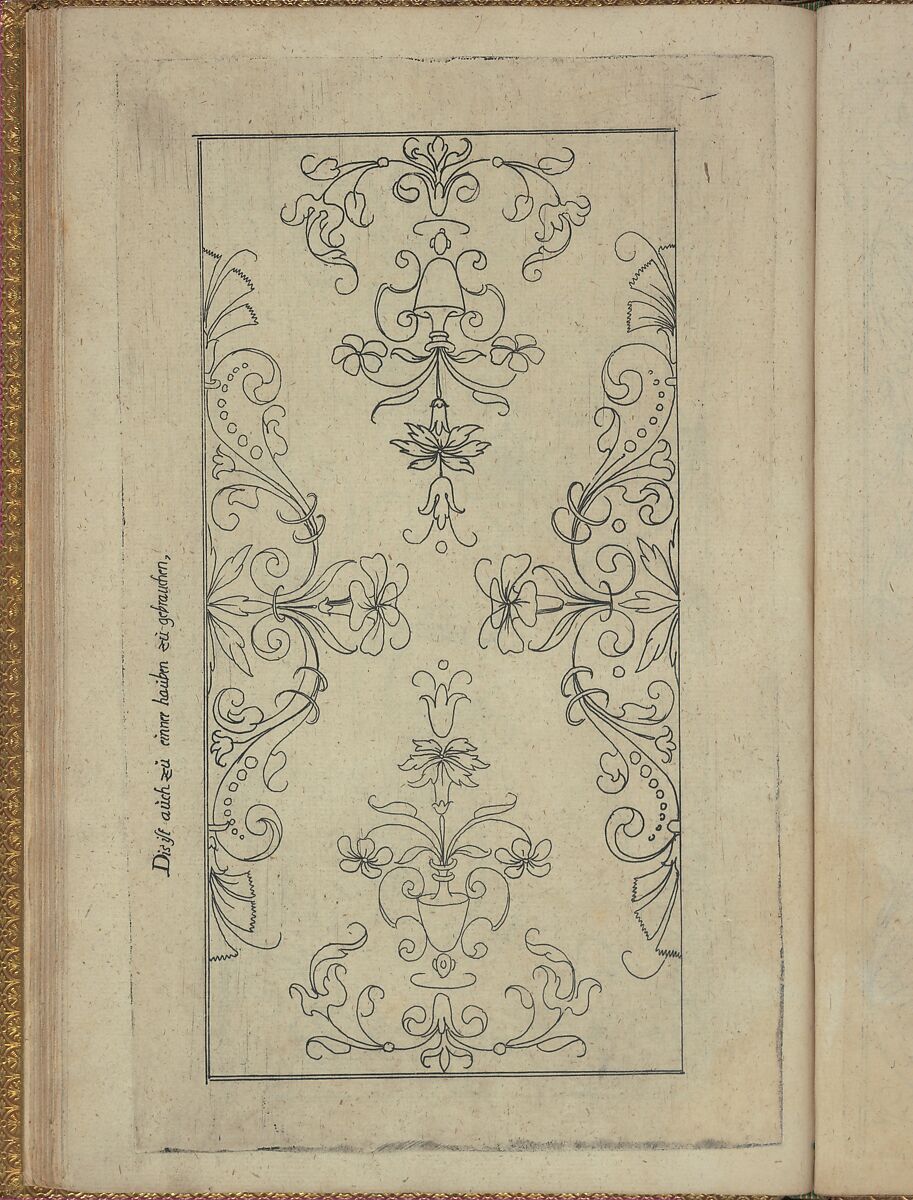 New Modelbüch, Andreas Bretschneider (German, Dresden ca. 1578–ca. 1640 Leipzig), Hand colored etching, woodcut