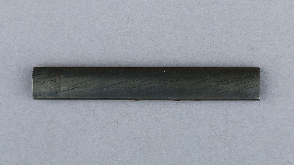 Knife Handle (Kozuka), Copper-silver alloy (shibuichi), gold, copper-gold alloy (shakudō), Japanese