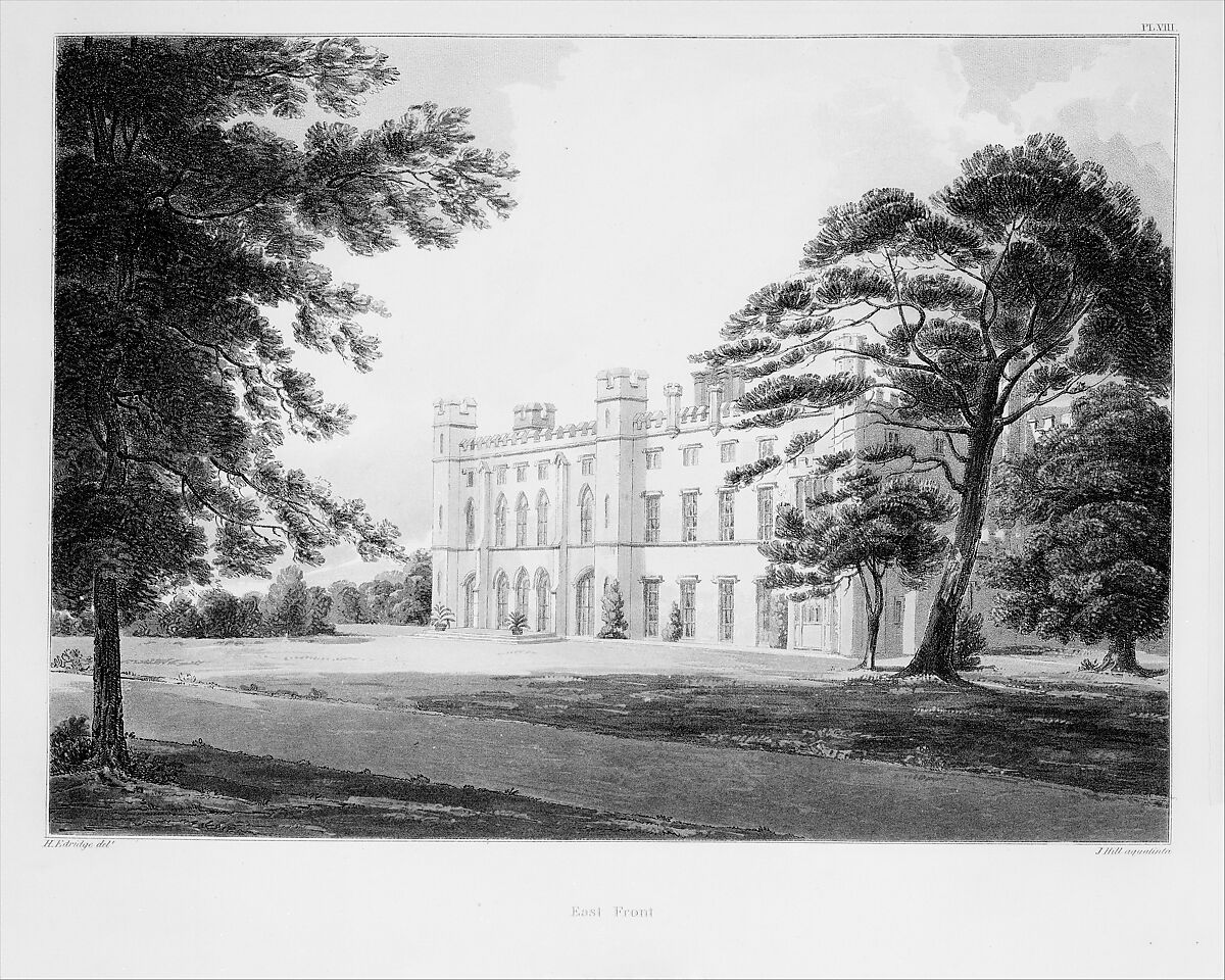 The History and Description of Cassiobury Park, Hertfordshire, the seat of the Earl of Essex, John Britton (British, Kington St. Michael, 1771–1857 London (?)), Illustrations: etching