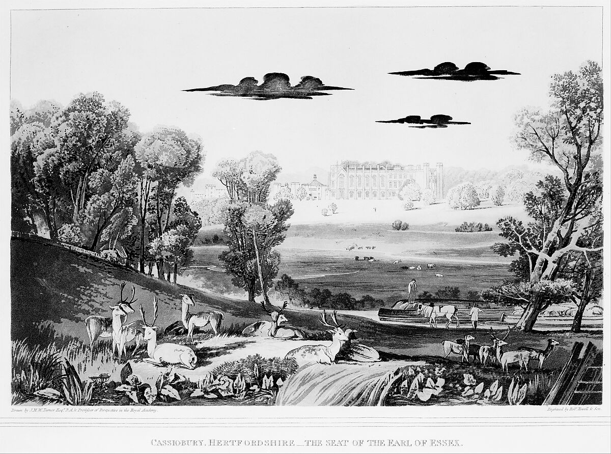 The History and Description of Cassiobury Park, Hertfordshire, the seat of the Earl of Essex, John Britton (British, Kington St. Michael, 1771–1857 London (?)), Illustrations: etching