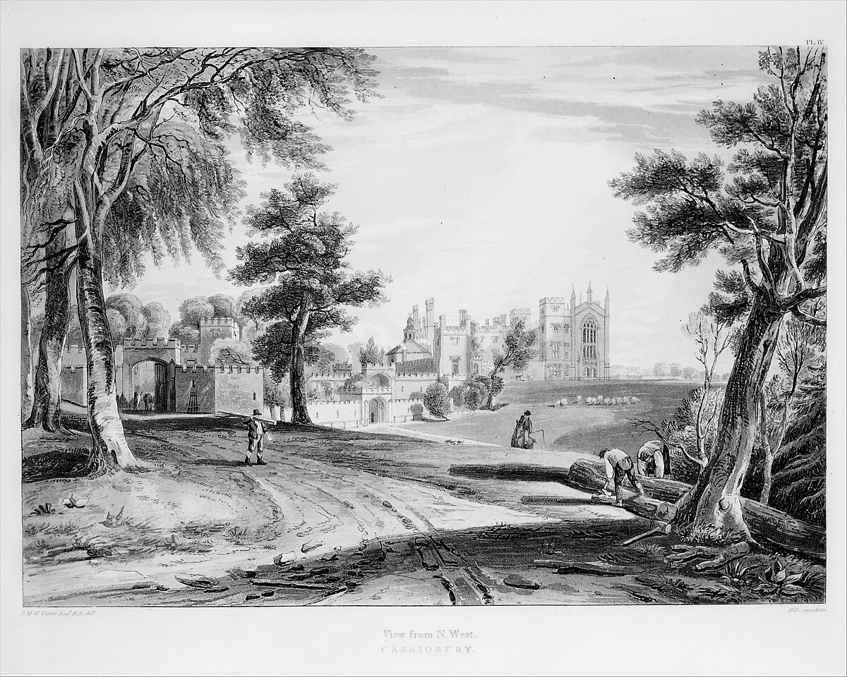 The History and Description of Cassiobury Park, Hertfordshire, the seat of the Earl of Essex, John Britton (British, Kington St. Michael, 1771–1857 London (?)), Illustrations: etching