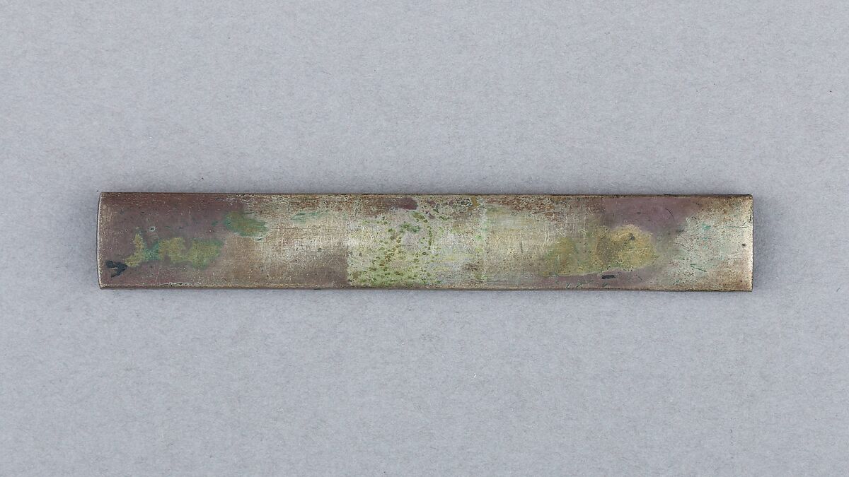 Knife Handle (Kozuka), Silver, Japanese
