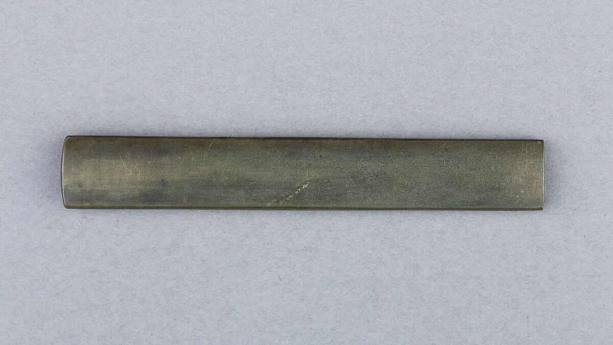 Knife Handle (Kozuka), Copper-silver alloy (shibuichi), gold, silver, iron, Japanese