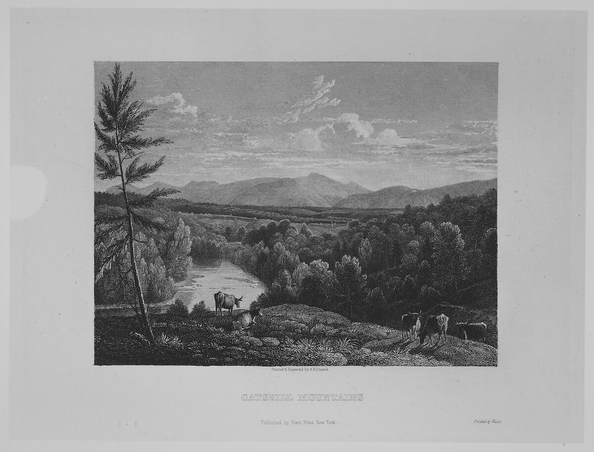 The American Landscape, No. 1, Engraved from Nature Expressly for This Work, and from Well Authenticated Pictures, With Historical and Topographical Illustrations, William Cullen Bryant (American, 1794–1878), Illustrations: engraving