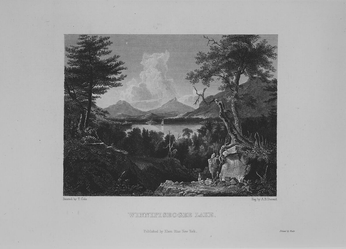 The American Landscape, No. 1, Engraved from Nature Expressly for This Work, and from Well Authenticated Pictures, With Historical and Topographical Illustrations, William Cullen Bryant (American, 1794–1878), Illustrations: engraving