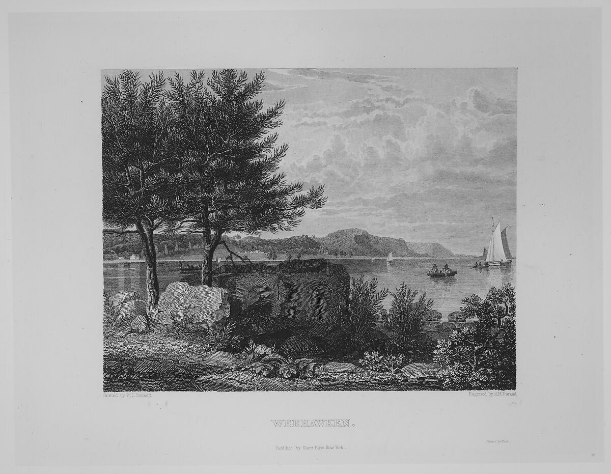 The American Landscape, No. 1, Engraved from Nature Expressly for This Work, and from Well Authenticated Pictures, With Historical and Topographical Illustrations, William Cullen Bryant (American, 1794–1878), Illustrations: engraving