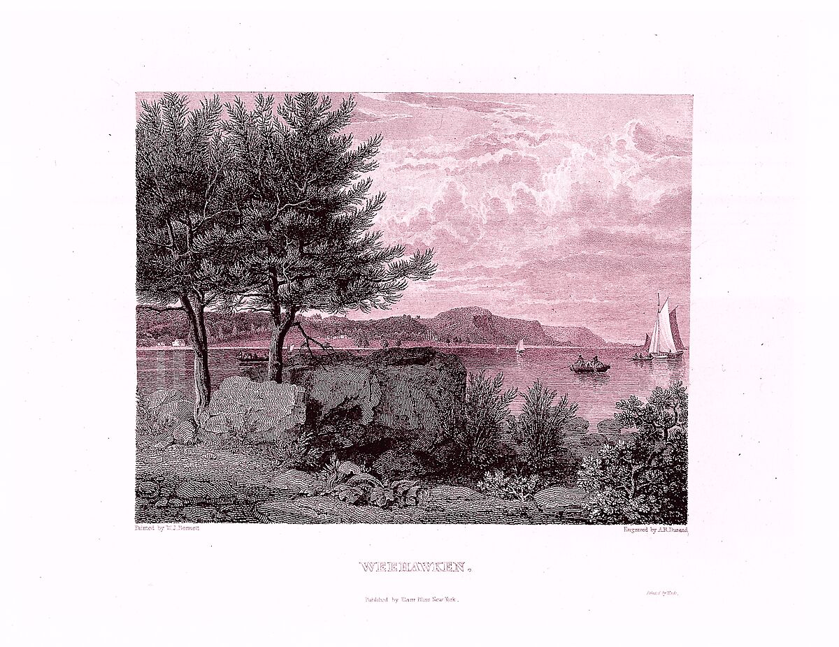 The American Landscape, No. 1, Engraved from Nature Expressly for This Work, and from Well Authenticated Pictures, With Historical and Topographical Illustrations, William Cullen Bryant (American, 1794–1878), Illustrations: engraving 