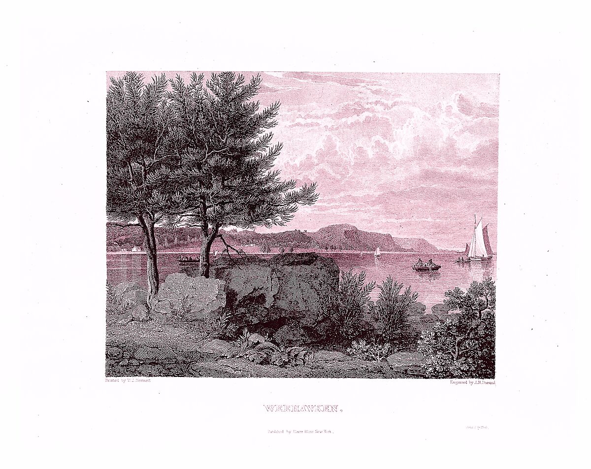 The American Landscape, No. 1, Engraved from Nature Expressly for This Work, and from Well Authenticated Pictures, With Historical and Topographical Illustrations, William Cullen Bryant (American, 1794–1878), Illustrations: engraving