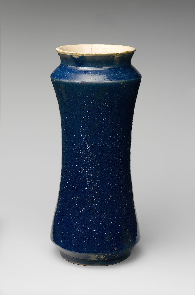 Apothecary Jar, Tin-glazed earthenware, Mexican 