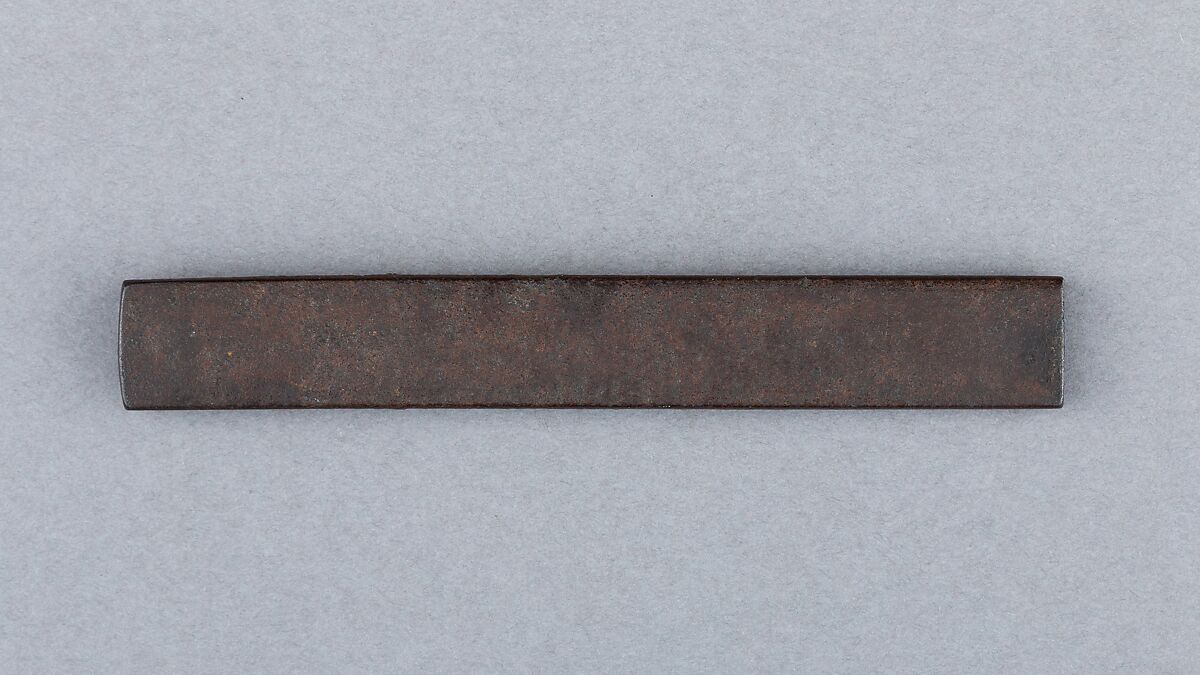 Knife Handle (Kozuka), Iron, silver, gold, copper, Japanese