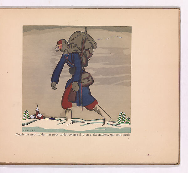 Reims: la cathédrale, Edouard-García Benito (Spanish, 1891–1981), Illustrations: line block (photomechanical relief print) and pochoir