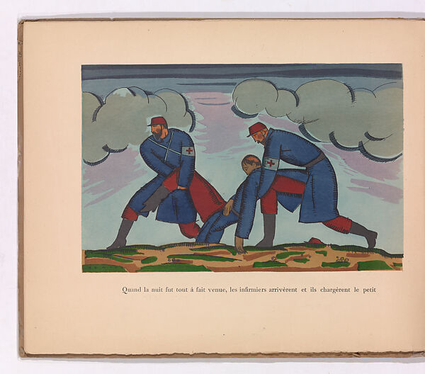 Reims: la cathédrale, Edouard-García Benito (Spanish, 1891–1981), Illustrations: line block (photomechanical relief print) and pochoir