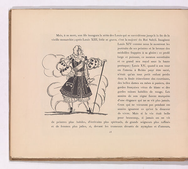 Reims: la cathédrale, Edouard-García Benito (Spanish, 1891–1981), Illustrations: line block (photomechanical relief print) and pochoir
