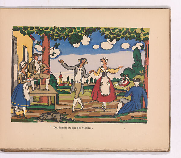 Reims: la cathédrale, Edouard-García Benito (Spanish, 1891–1981), Illustrations: line block (photomechanical relief print) and pochoir