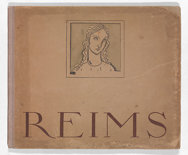 Reims: la cathédrale, Edouard-García Benito (Spanish, 1891–1981), Illustrations: line block (photomechanical relief print) and pochoir