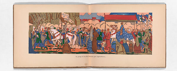 Reims: la cathédrale, Edouard-García Benito (Spanish, 1891–1981), Illustrations: line block (photomechanical relief print) and pochoir