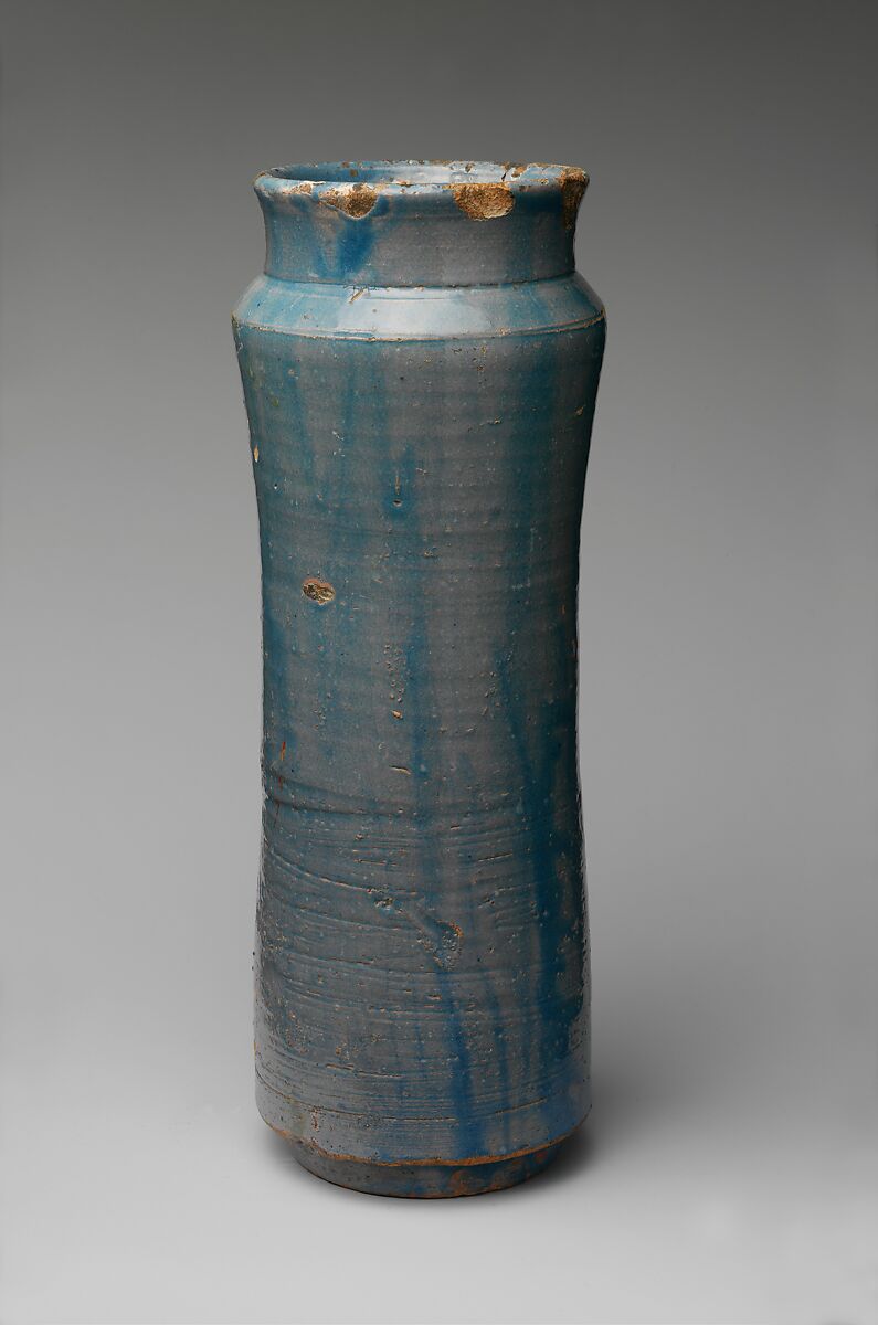 Apothecary Jar, Tin-glazed earthenware, Mexican