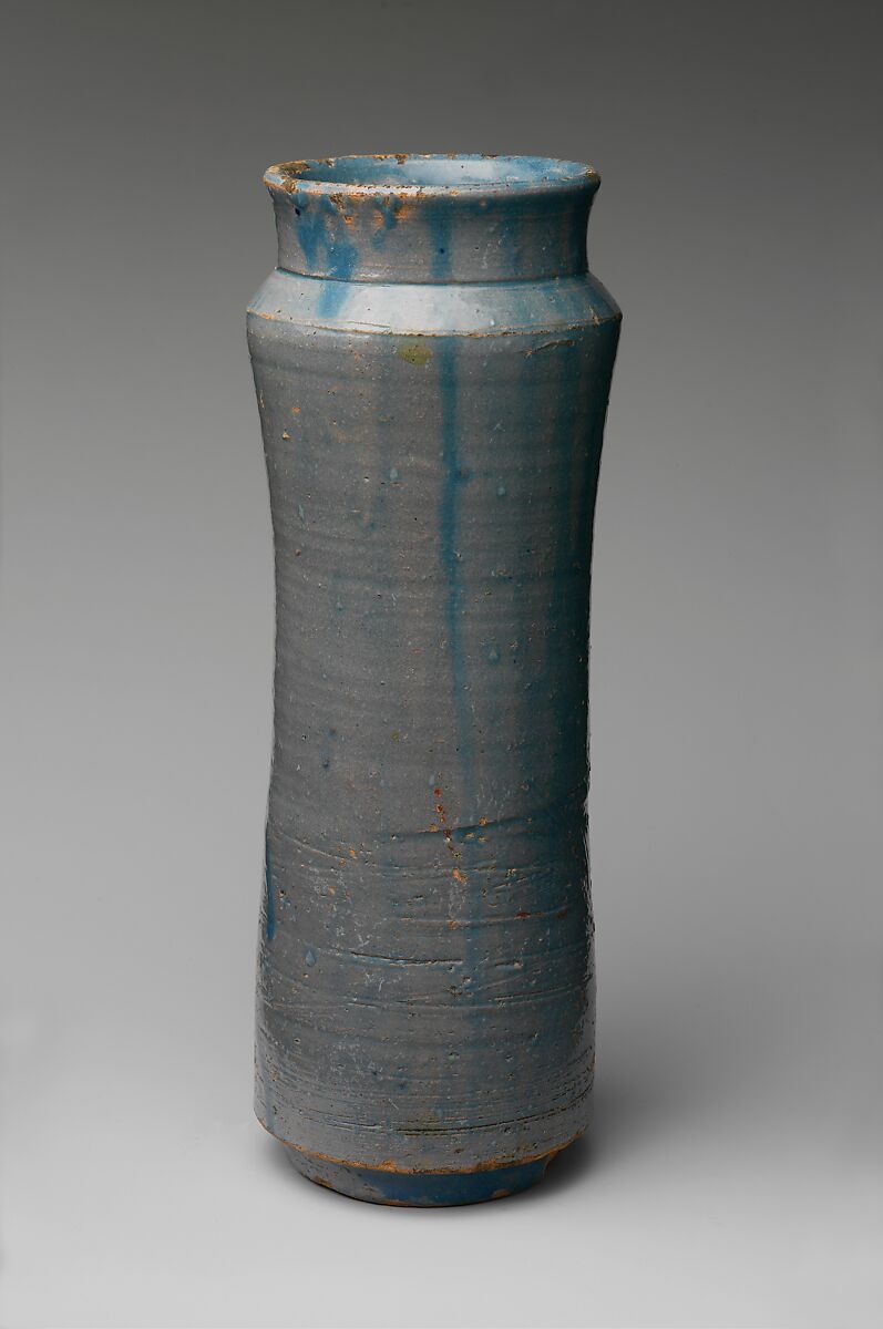 Apothecary Jar, Tin-glazed earthenware, Mexican 