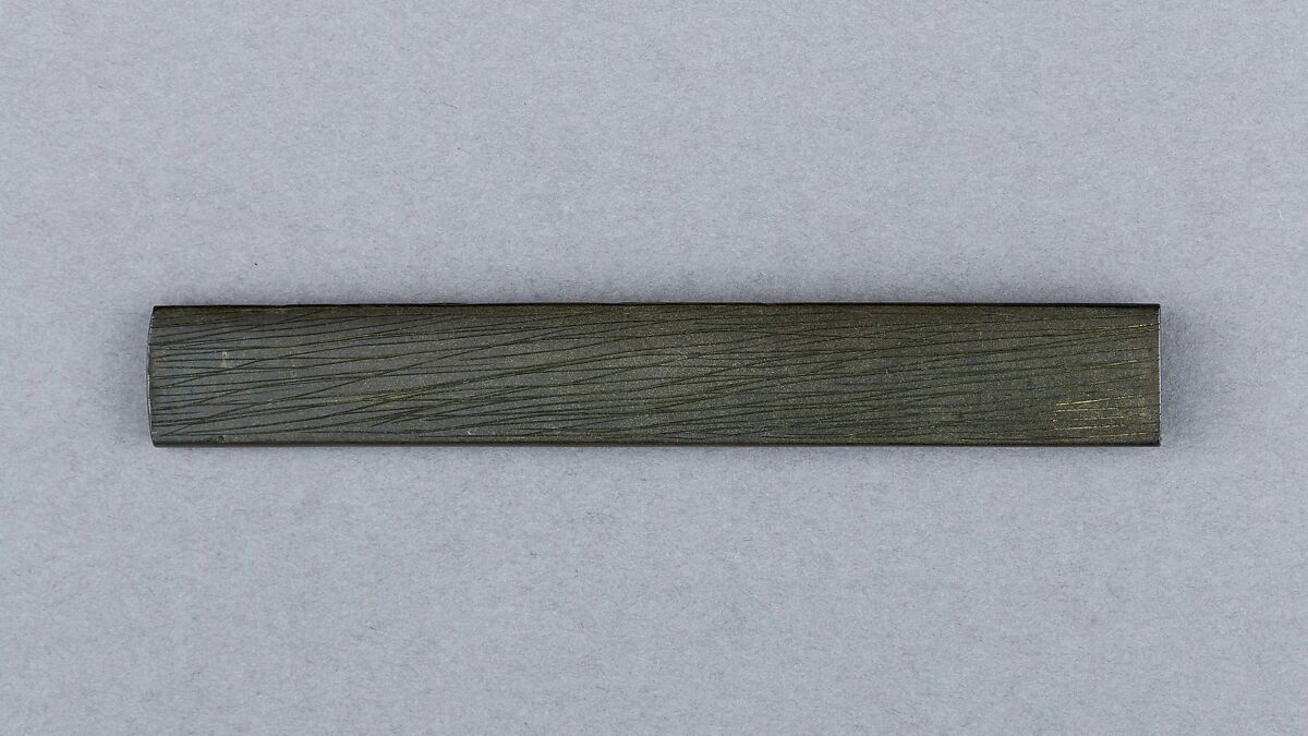 Knife Handle (Kozuka), Copper-silver alloy (shibuichi), Japanese