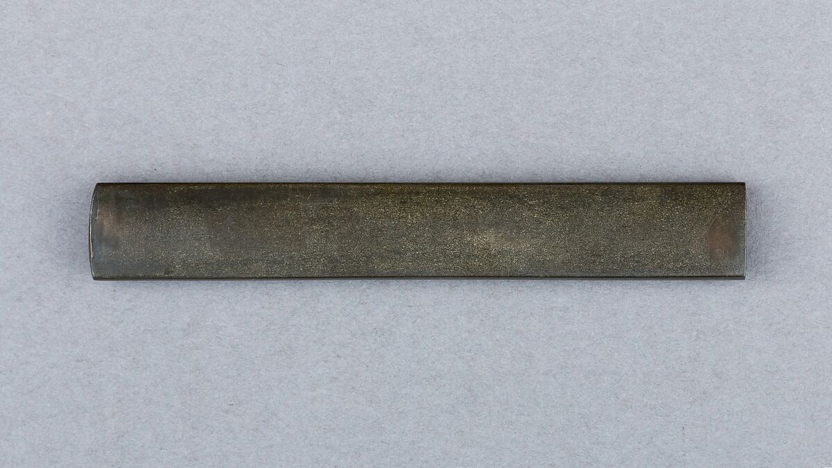 Knife Handle (Kozuka), Copper-silver alloy (shibuichi), gold, silver, Japanese