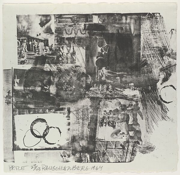 Prize, Robert Rauschenberg (American, Port Arthur, Texas 1925–2008 Captiva Island, Florida), Lithograph 