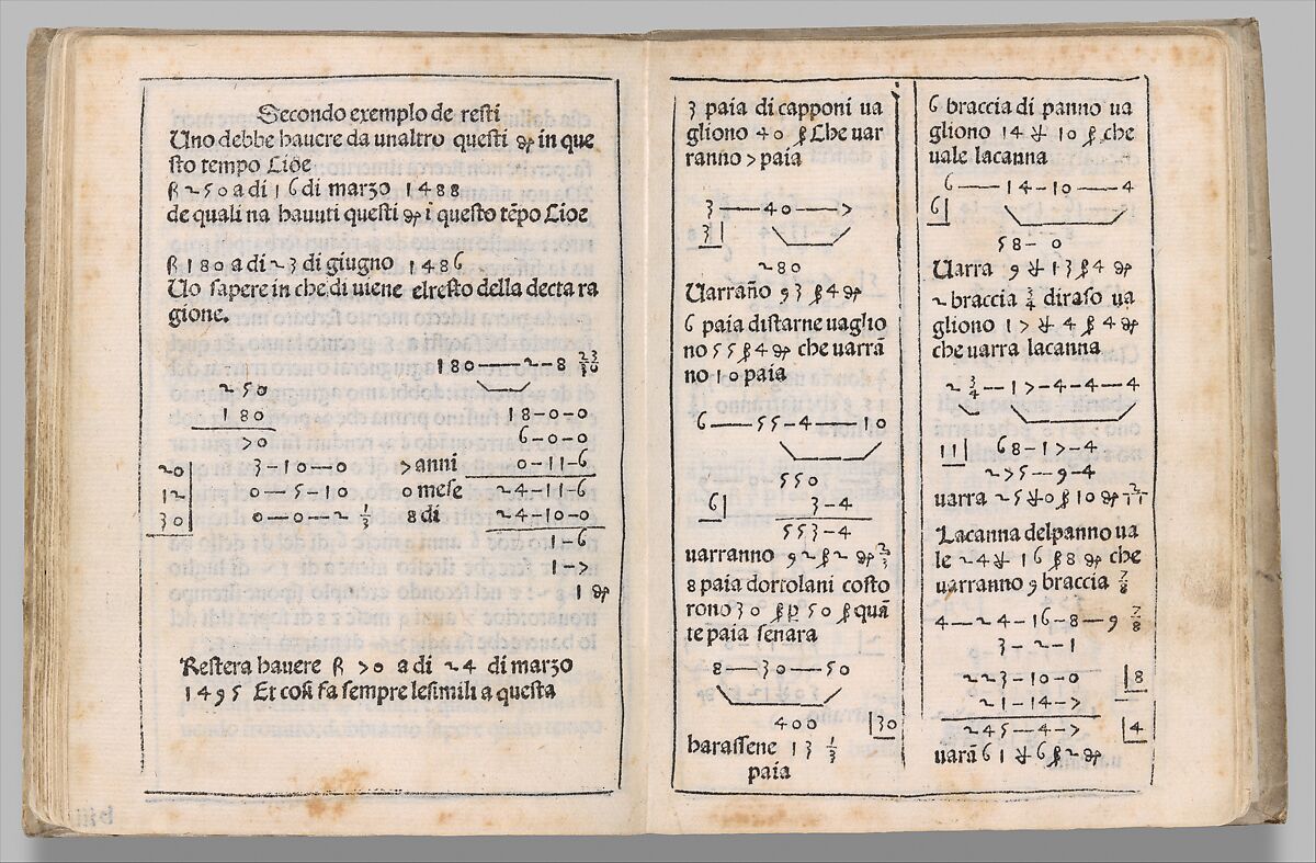 De Arithmetica, Filippo Calandri (Italian, 15th century), Printed book with woodcut illustrations