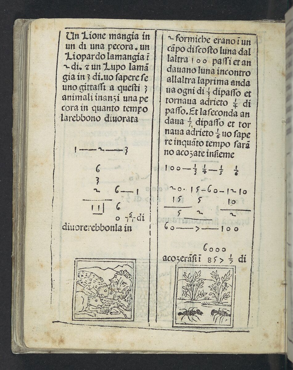 De Arithmetica, Filippo Calandri (Italian, 15th century), Printed book with woodcut illustrations