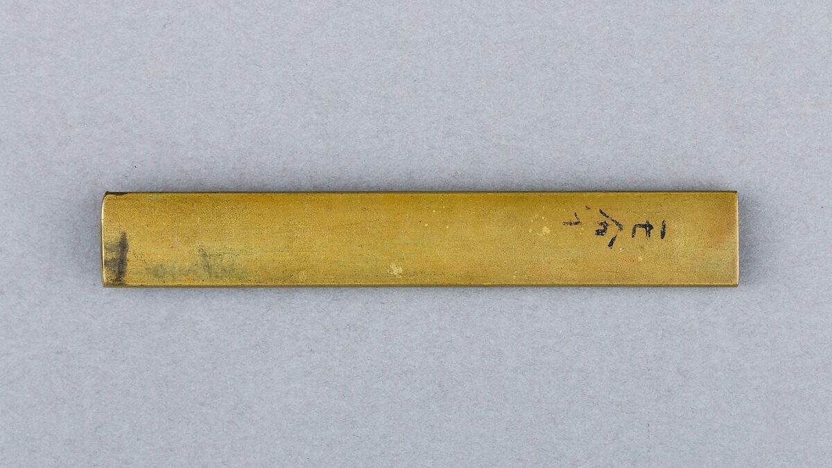 Knife Handle (Kozuka), Copper alloy (sentoku), gold, copper-gold alloy (shakudō), copper-silver alloy (shibuichi), Japanese
